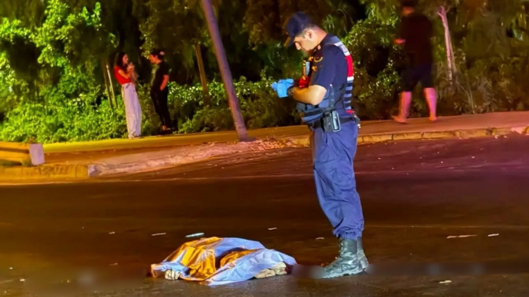 Alanya'da Otomobilin Çarptığı Yaya Hayatını Kaybetti