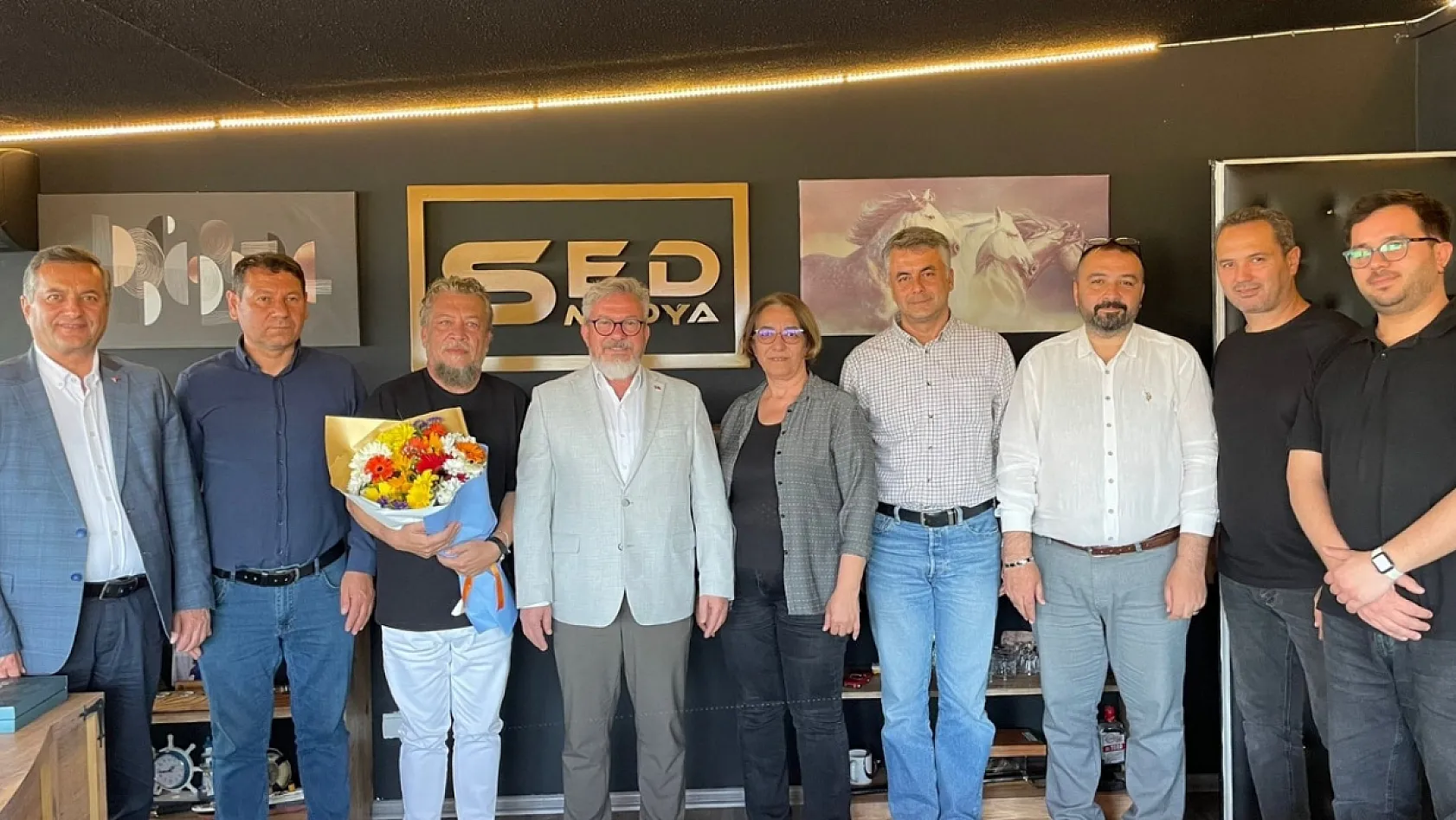 AK Parti Fethiye İlçe Başkanı Sarıhan'dan SED Medya'ya Ziyaret
