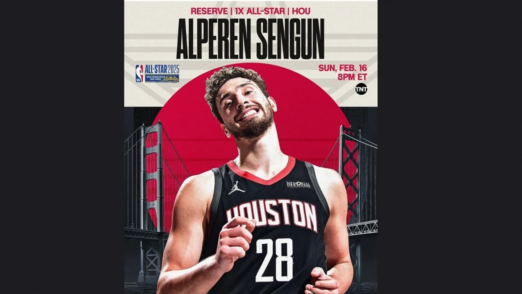 Alperen Şengün, 2025 NBA All-Star'a seçildi