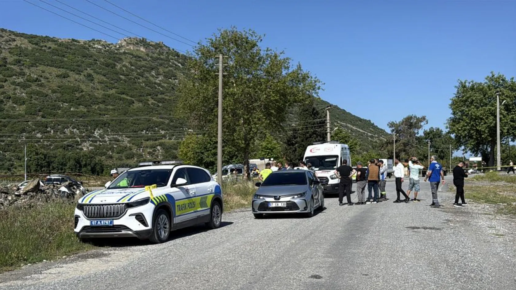 Antalya'da kayalık alanda kaza yapan motosikletin sürücüsü hayatını kaybetti