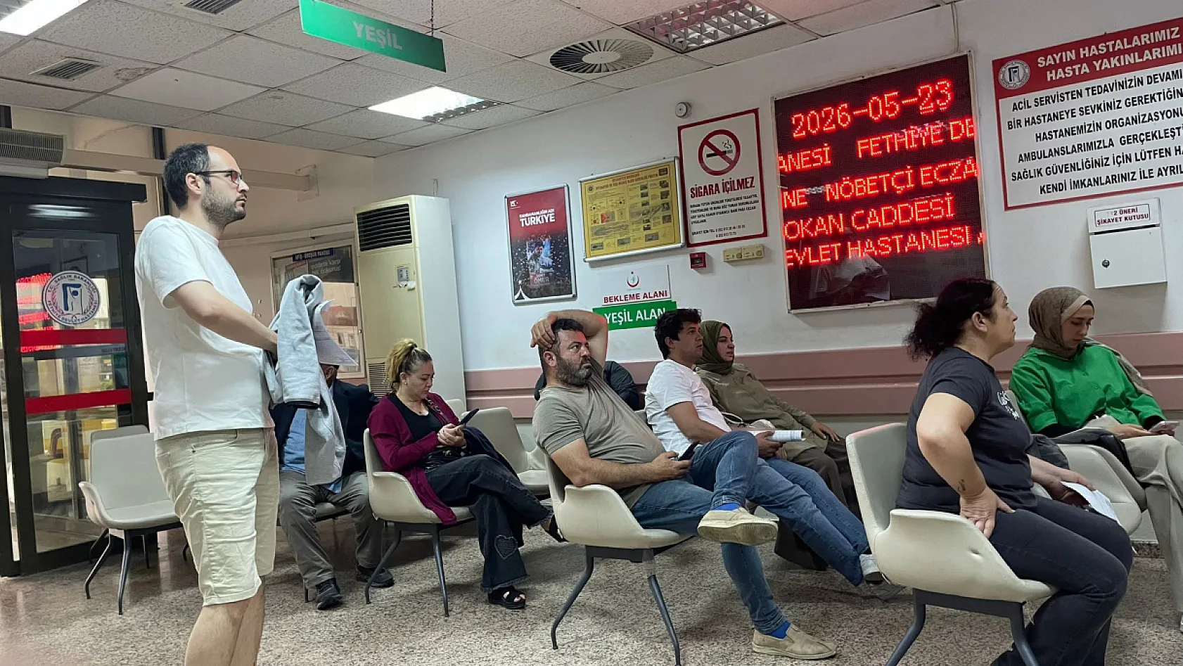 Artan hasta yoğunluğuna karşı Fethiye Devlet Hastanesi'nde yeni cihaz hazırlığı