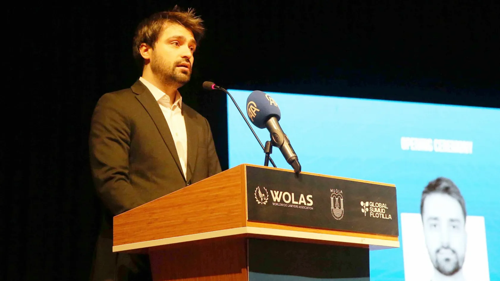 Muğla'da 'Soykırıma Karşı Sivil Direniş: Küresel Sumud Filosu ve Uluslararası Hukuk' Konferansı düzenlendi