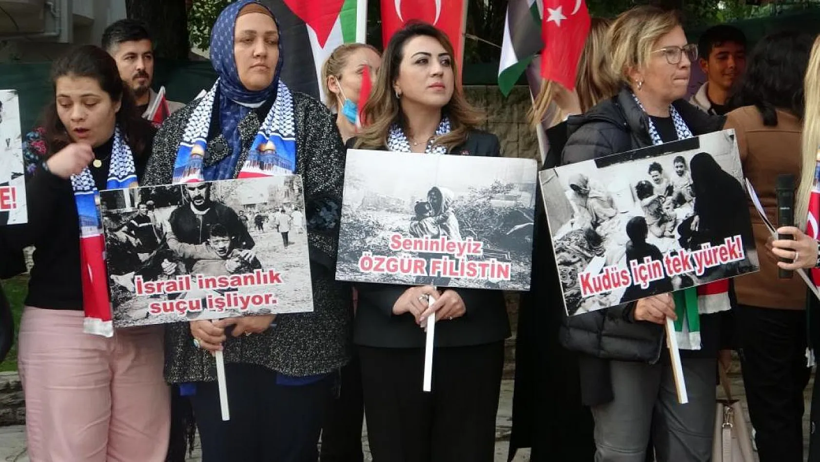 Muğla'dan Filistin'e destek eylemi