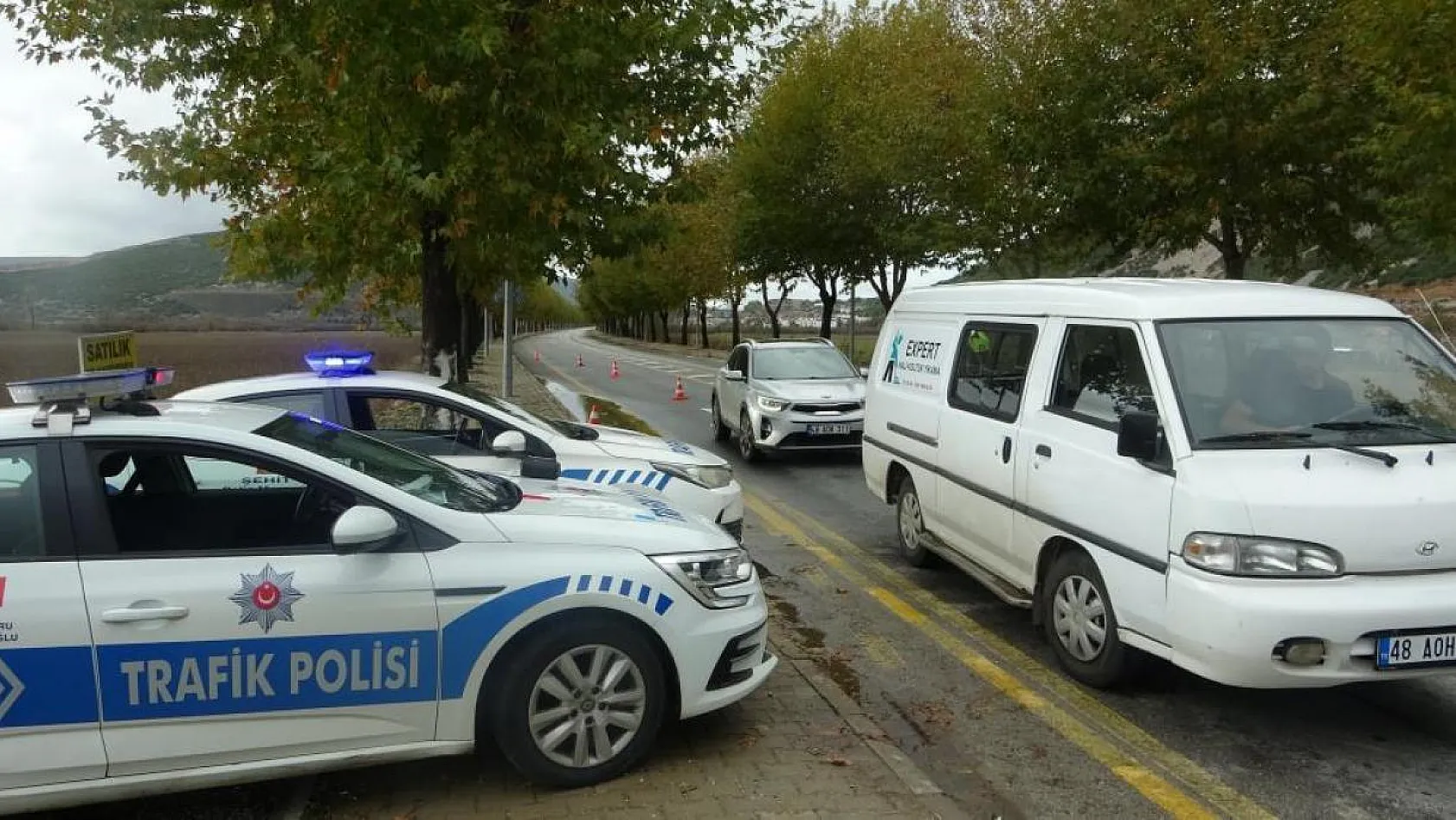 Menteşe'de radar uygulaması yapıldı