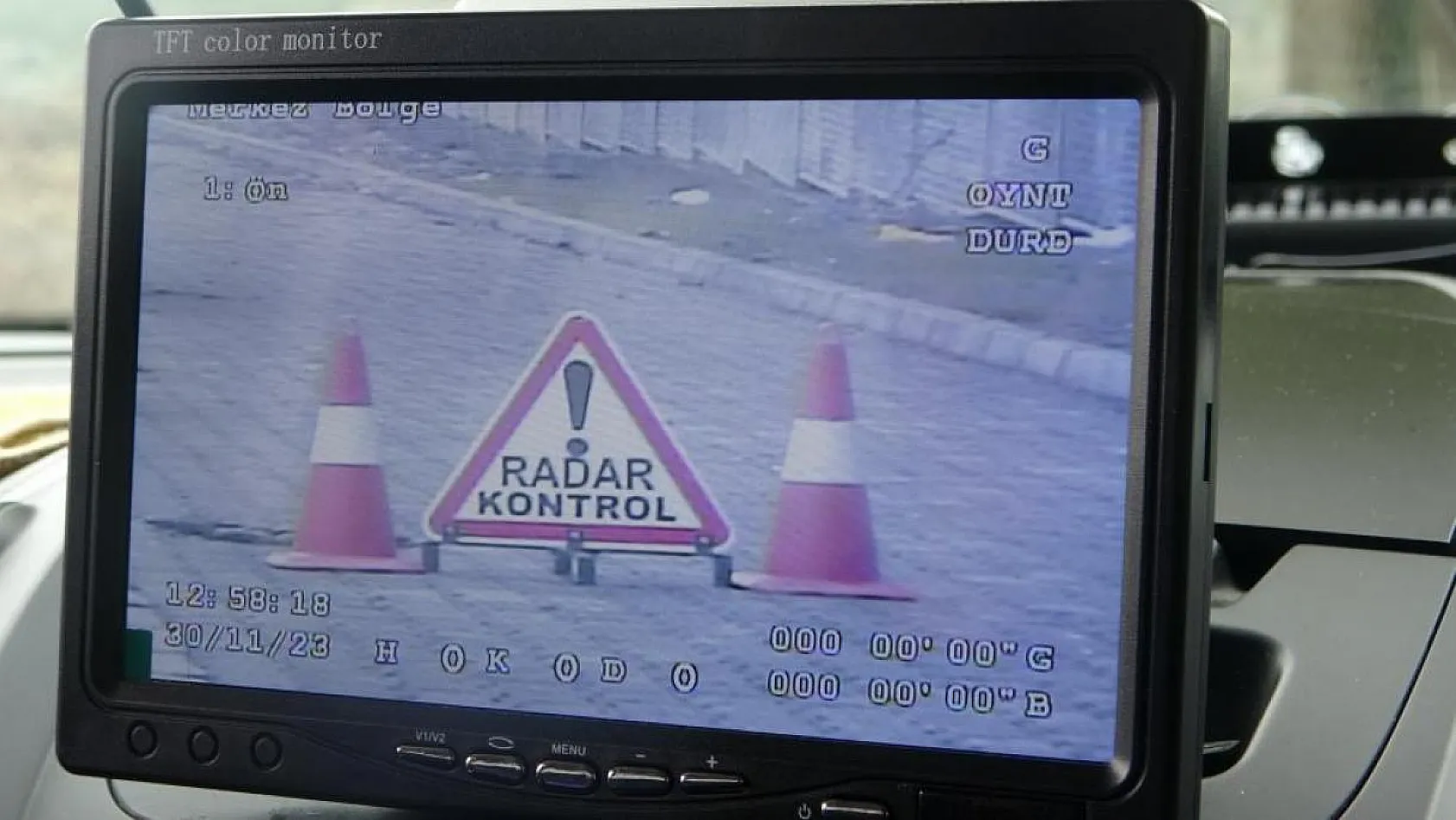 Menteşe'de radar uygulaması yapıldı