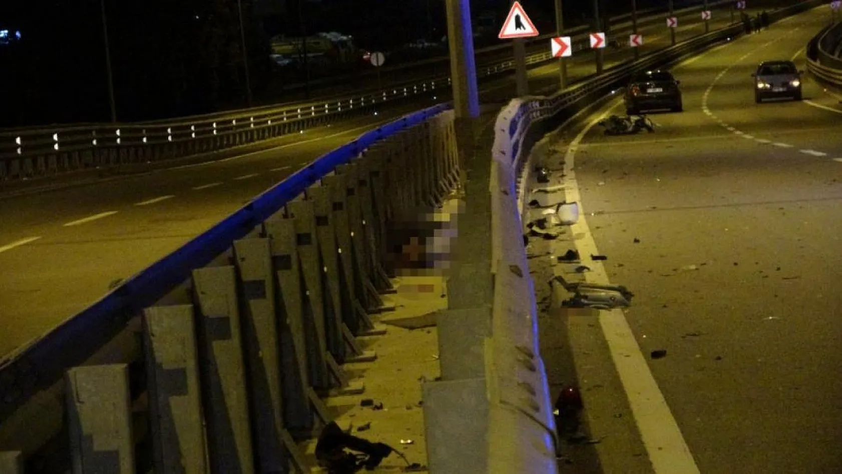 Arkadan çarptığı motosiklet sürücüsünü hayattan kopardı, 1 ölü