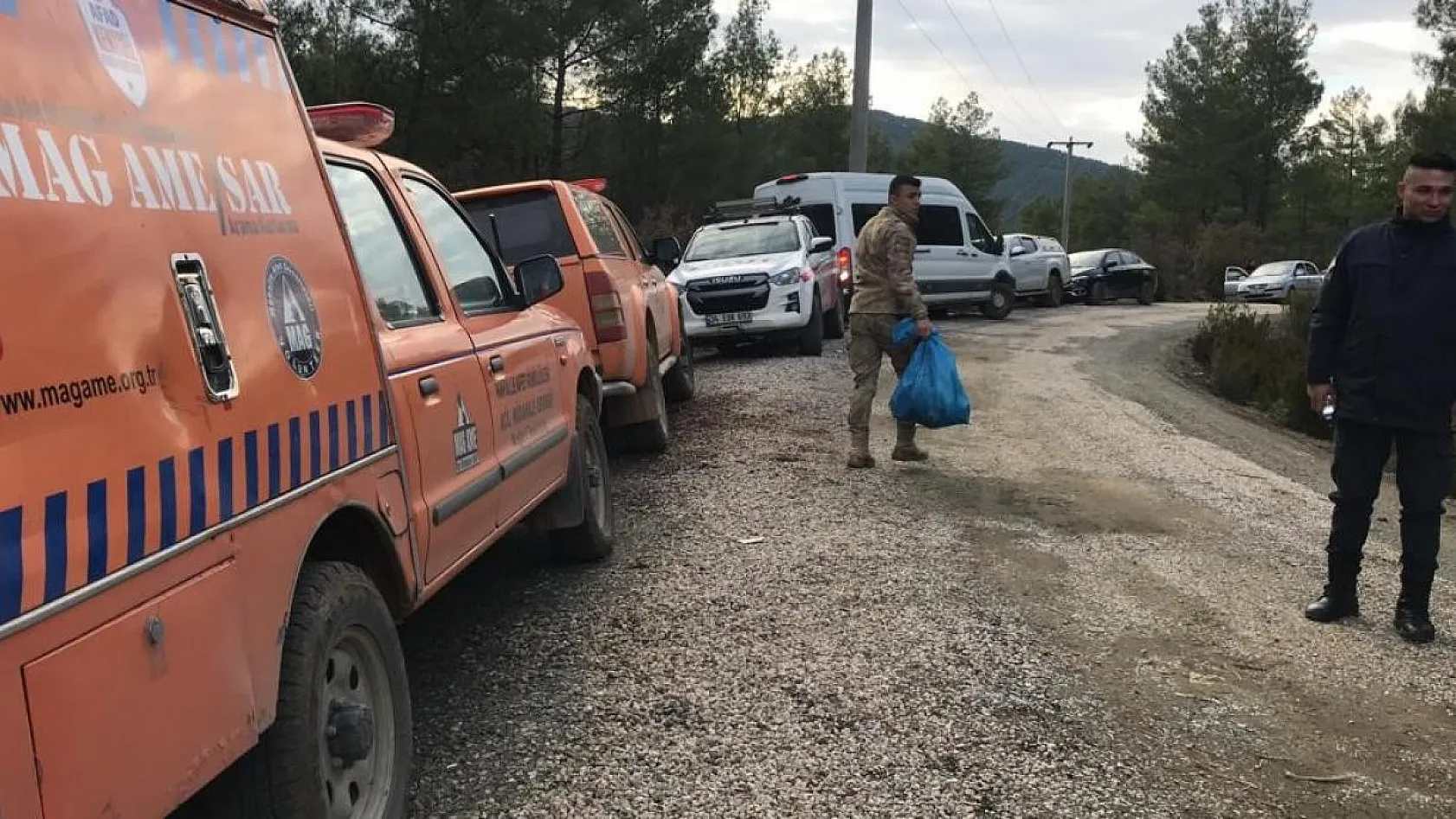 Çıntar toplarken dağda kaybolan adamdan bir iz bulundu