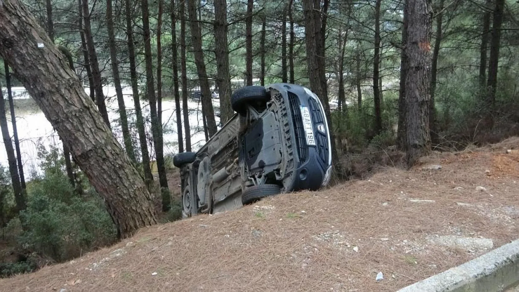 Feci trafik kazası, 1 yaralı