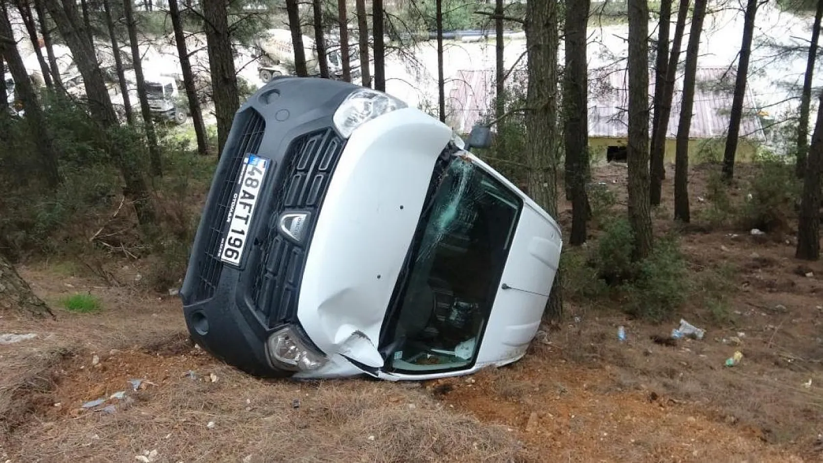 Feci trafik kazası, 1 yaralı
