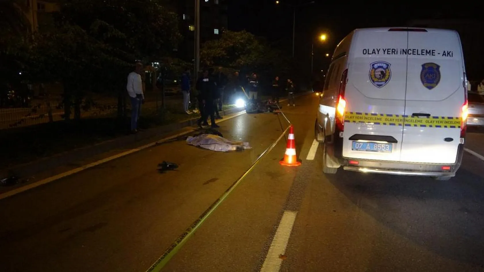 Motosikletin çarptığı 61 yaşındaki kadın öldü
