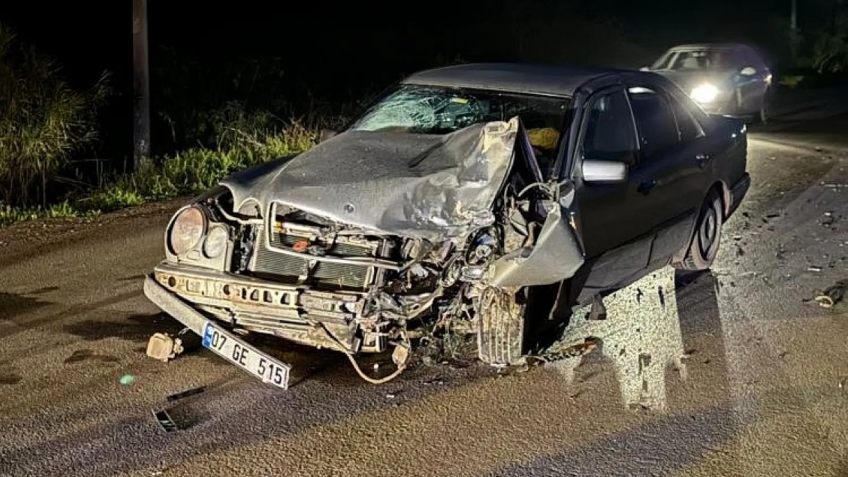 Otomobil ile çarpışan motosikletin sürücüsü öldü