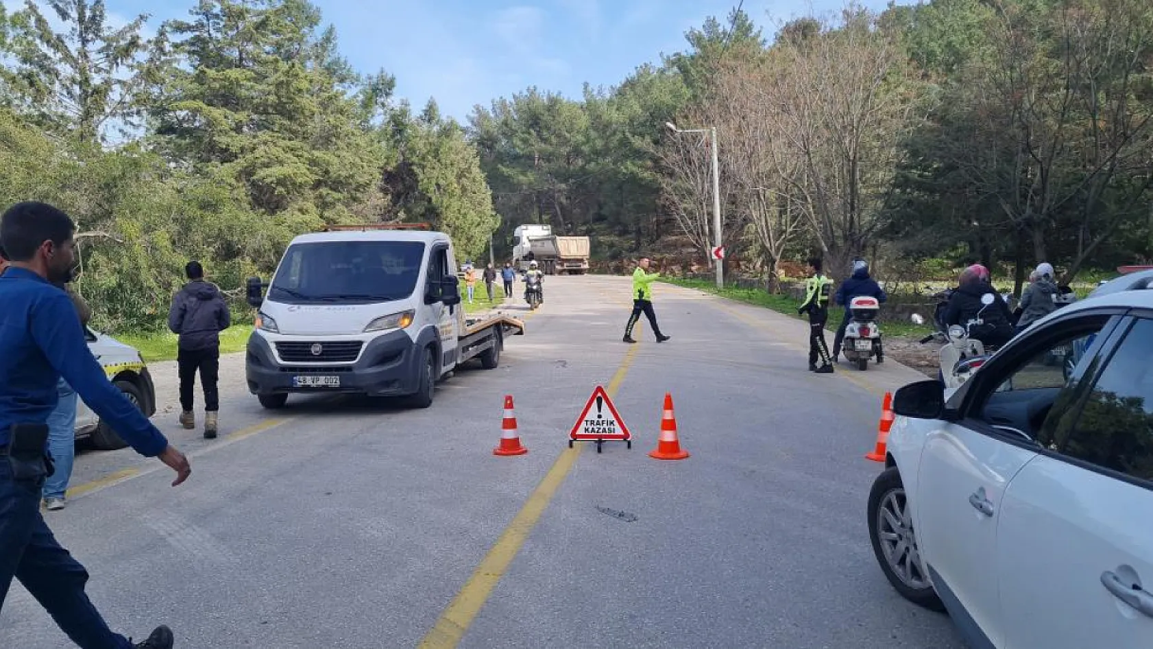 Bodrum'da tıra çarpan motosikletli öldü