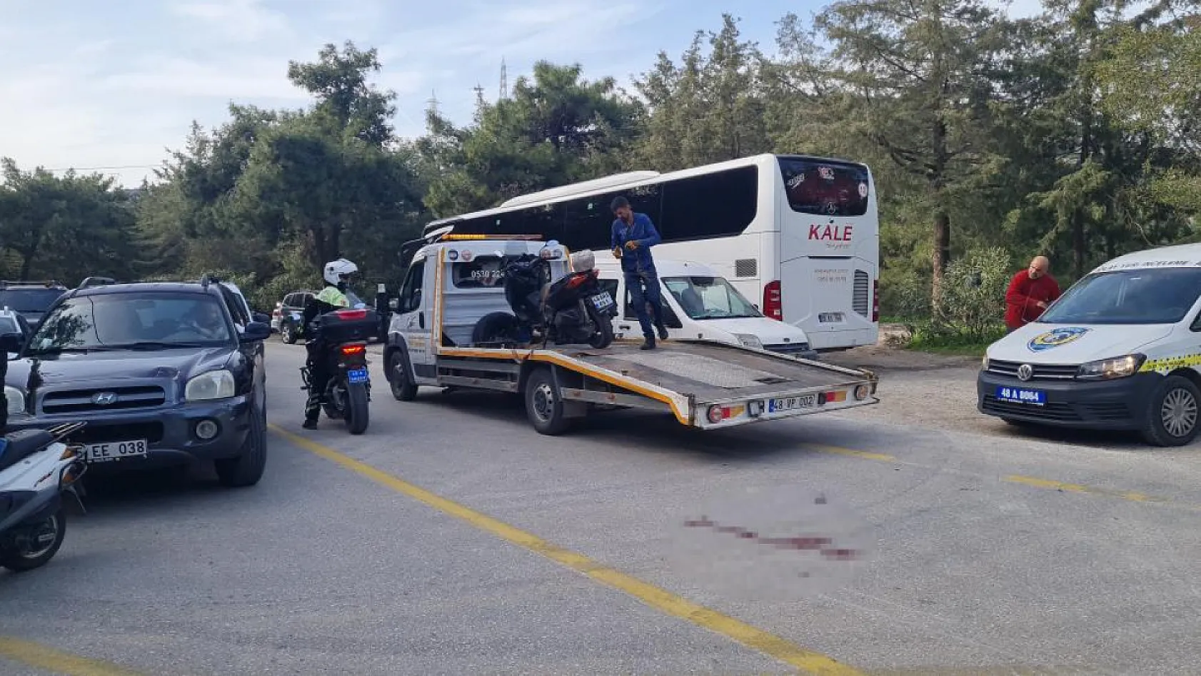 Bodrum'da tıra çarpan motosikletli öldü