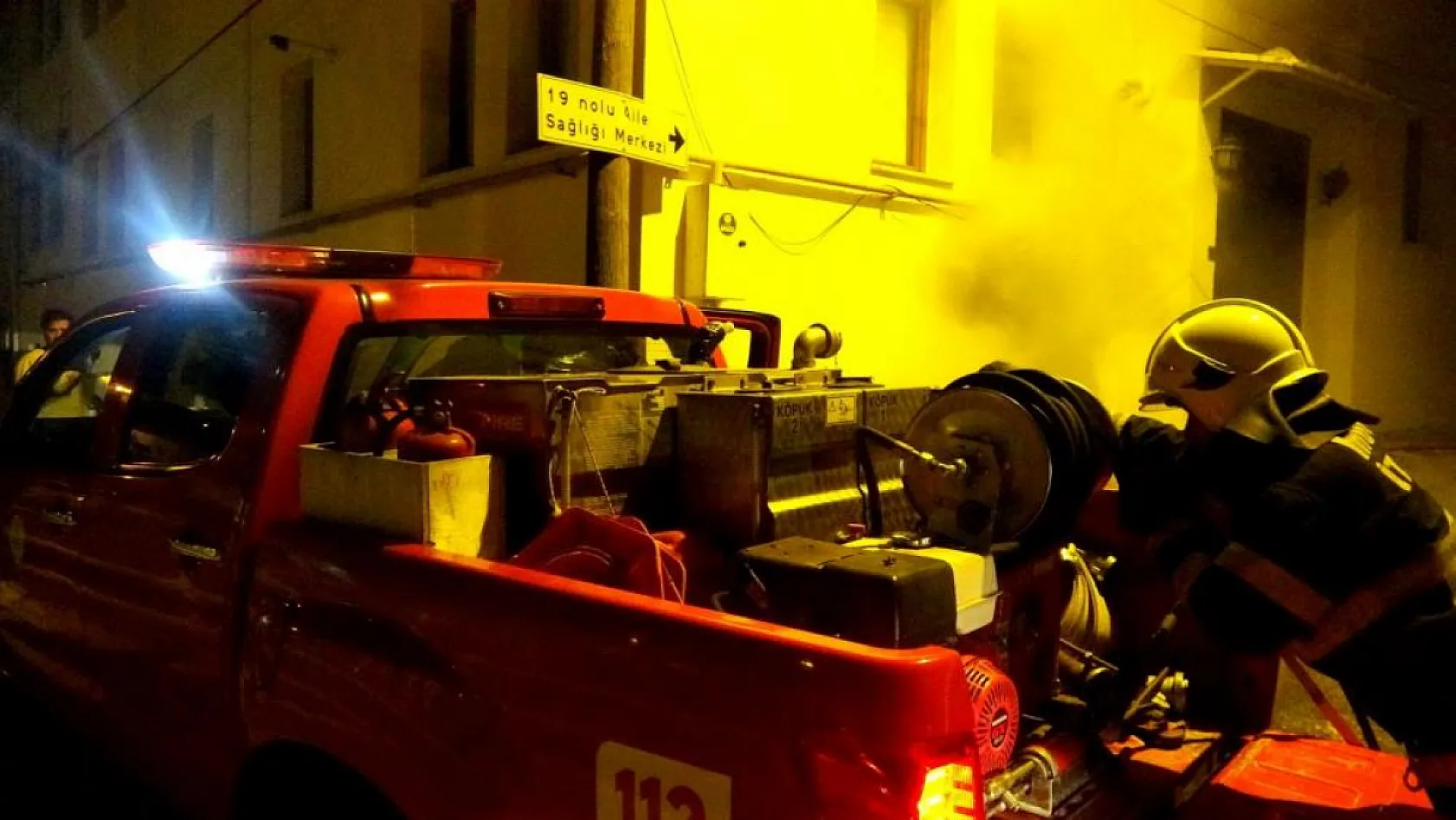 Muğla'da çıkan ev yangını paniğe neden oldu