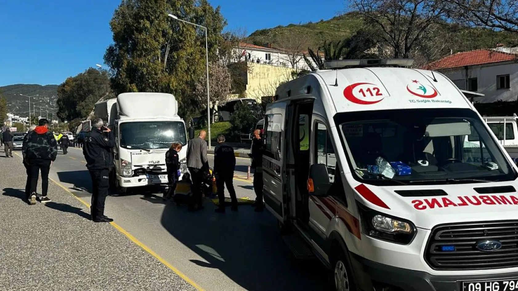 Kamyonetin çarptığı yaşlı kadın kazada can verdi