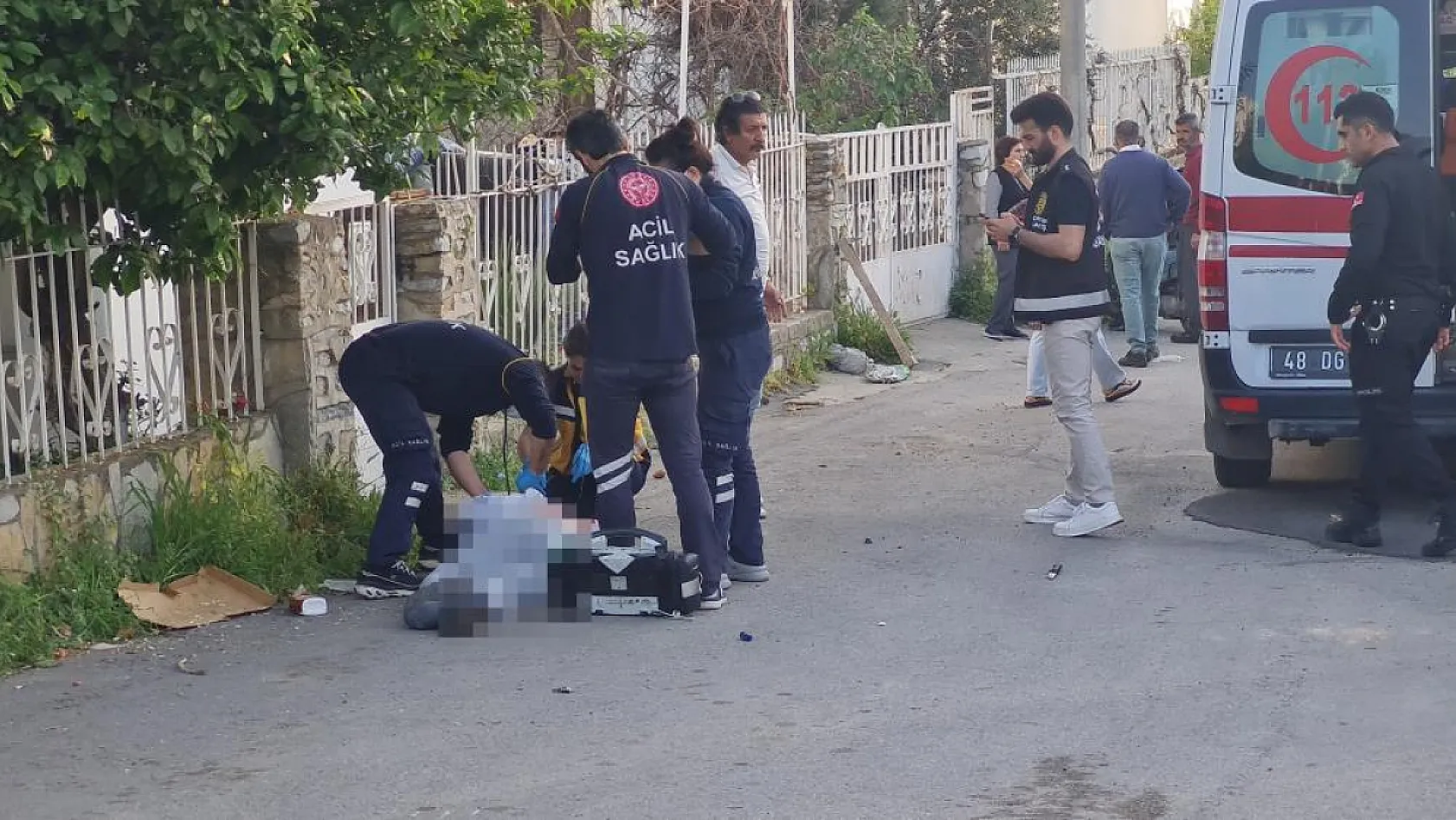 Bodrum'da Komşusunu sokak ortasında öldürdü