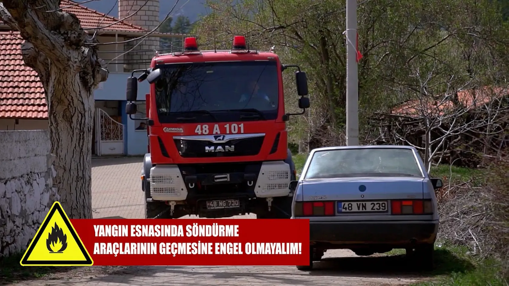 Muğla Orman Bölge Müdürlüğünden Kırsal Mahallelere Yangın Uyarısı