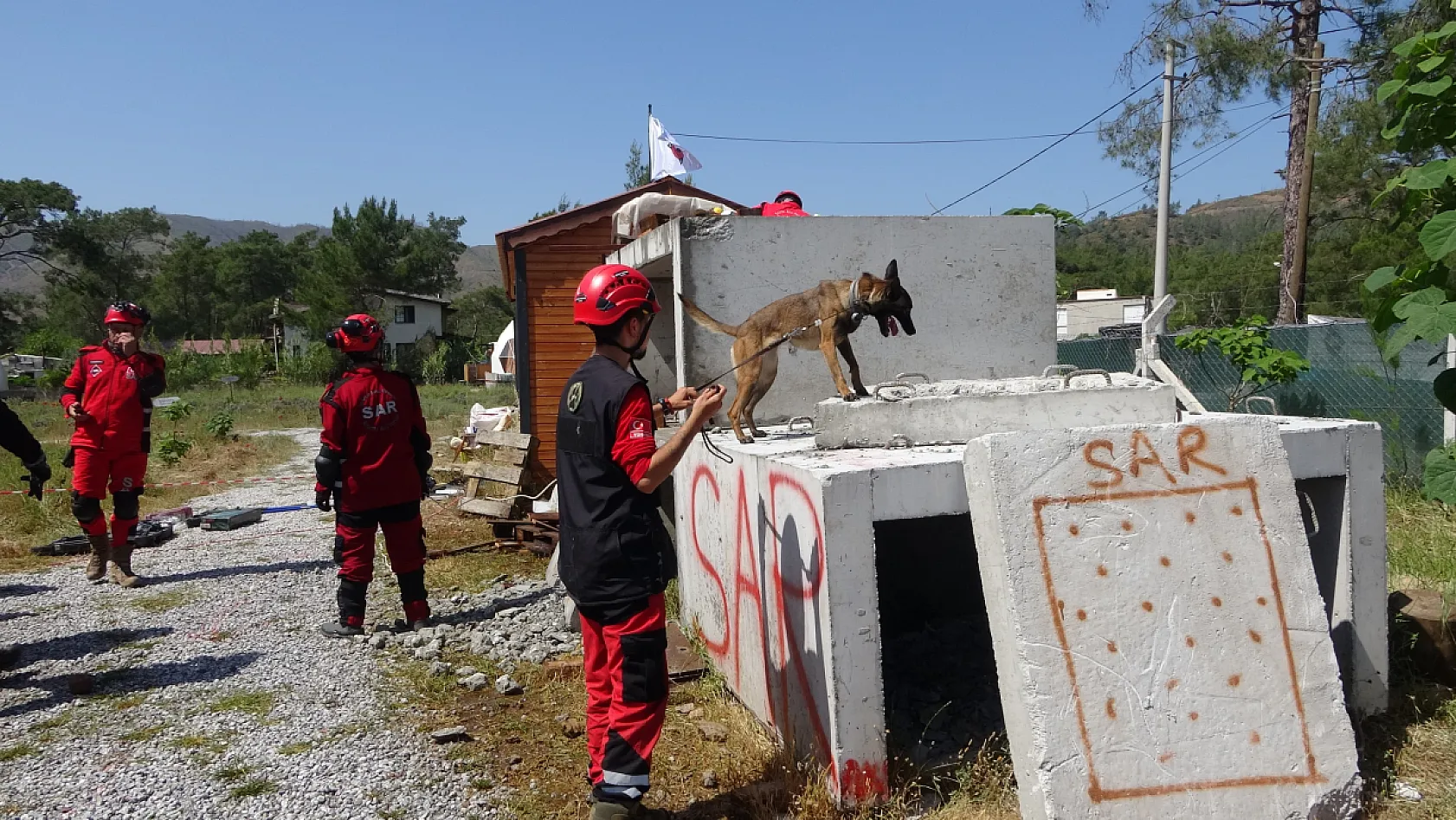 Marmaris'te Gerçeği Aratmayacak Tatbikat