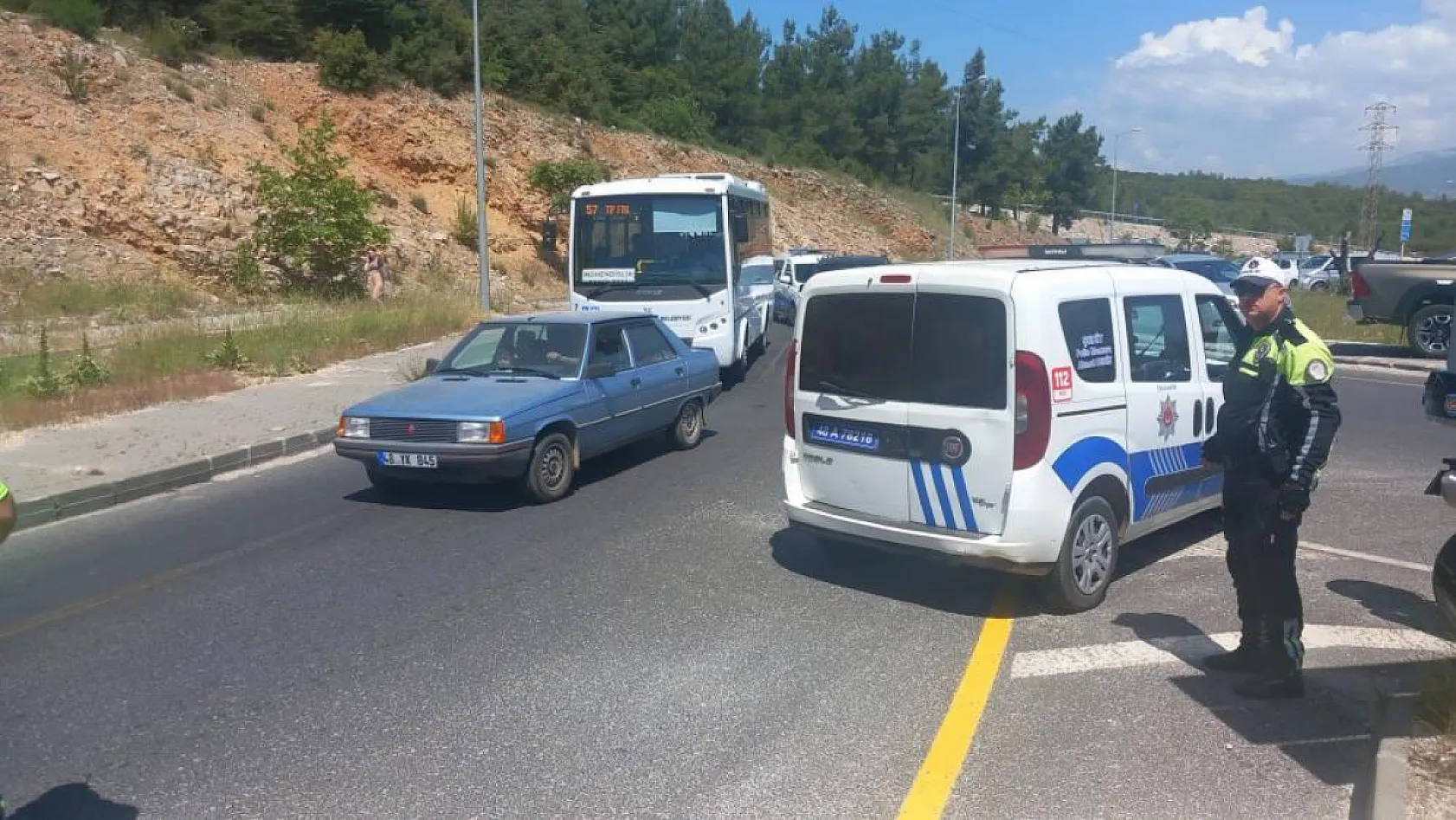 Muğla'da patlayan doğal gaz hattı ekipleri alarma geçirdi