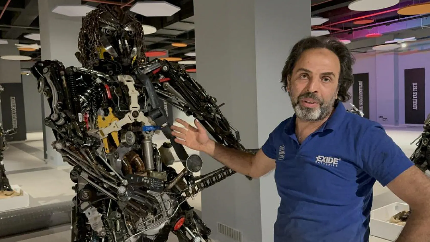 Sanayiden müzeye: Araç parçaları sanat eserine dönüştü