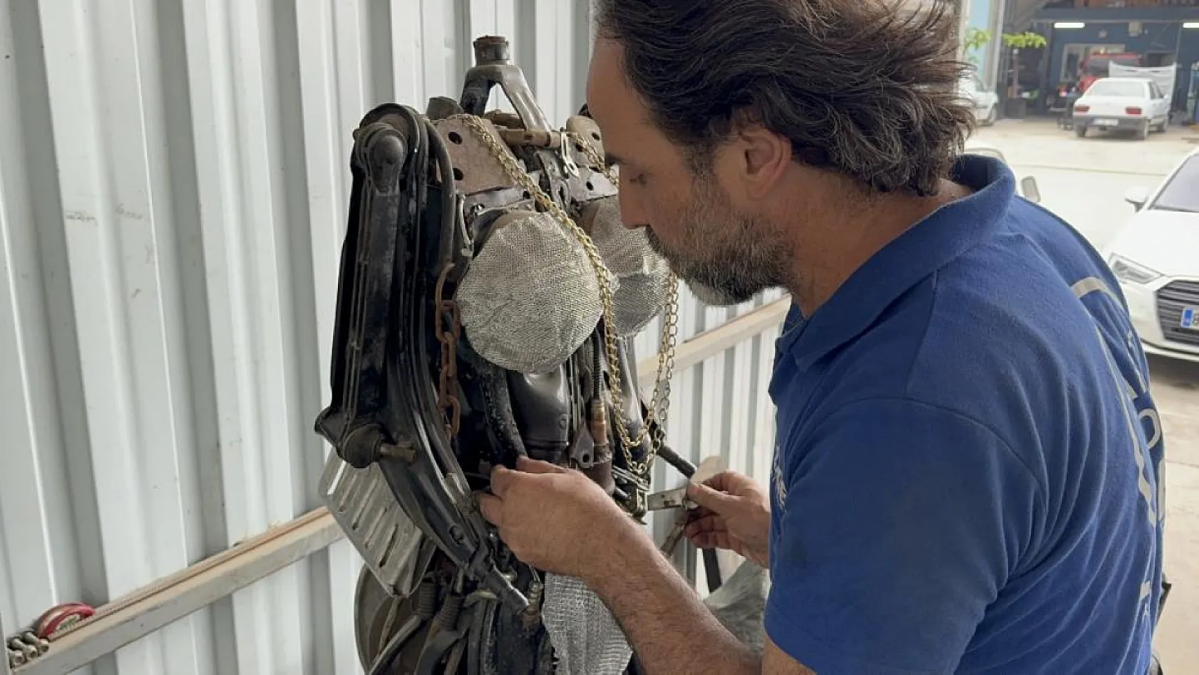 Sanayiden müzeye: Araç parçaları sanat eserine dönüştü