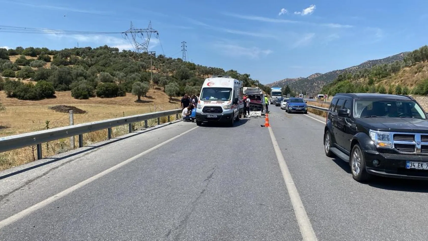 Aydın-Muğla karayolunda trafik kazası: 17 yaralı