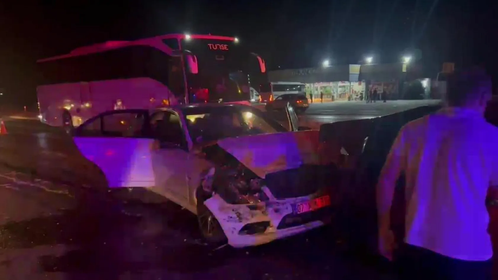 Korkutan Kaza Alkollü Sürücü Trafiği Kana Buladı