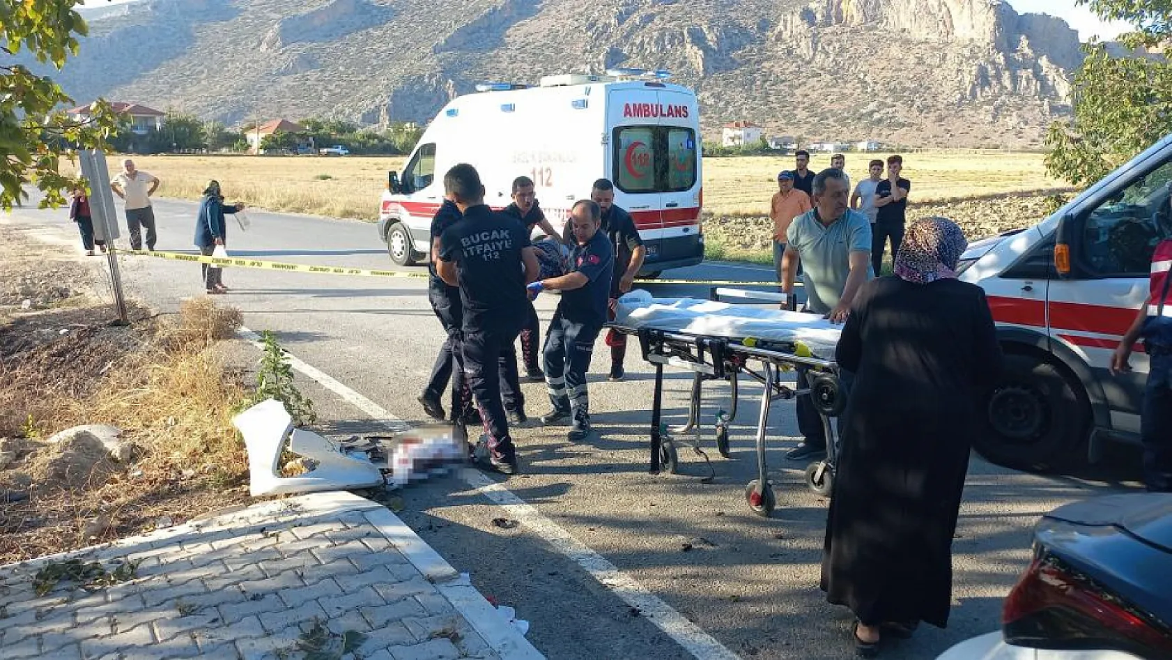 Kontrolden çıkan otomobil takla attı: 1 ölü, 3 ağır yaralı