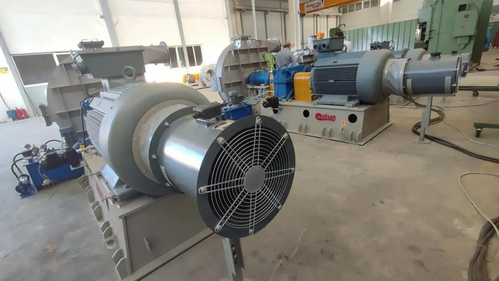 Türkiye'de ilk kez imal edilen ileri teknoloji vantilatörlerle tuz üretilecek