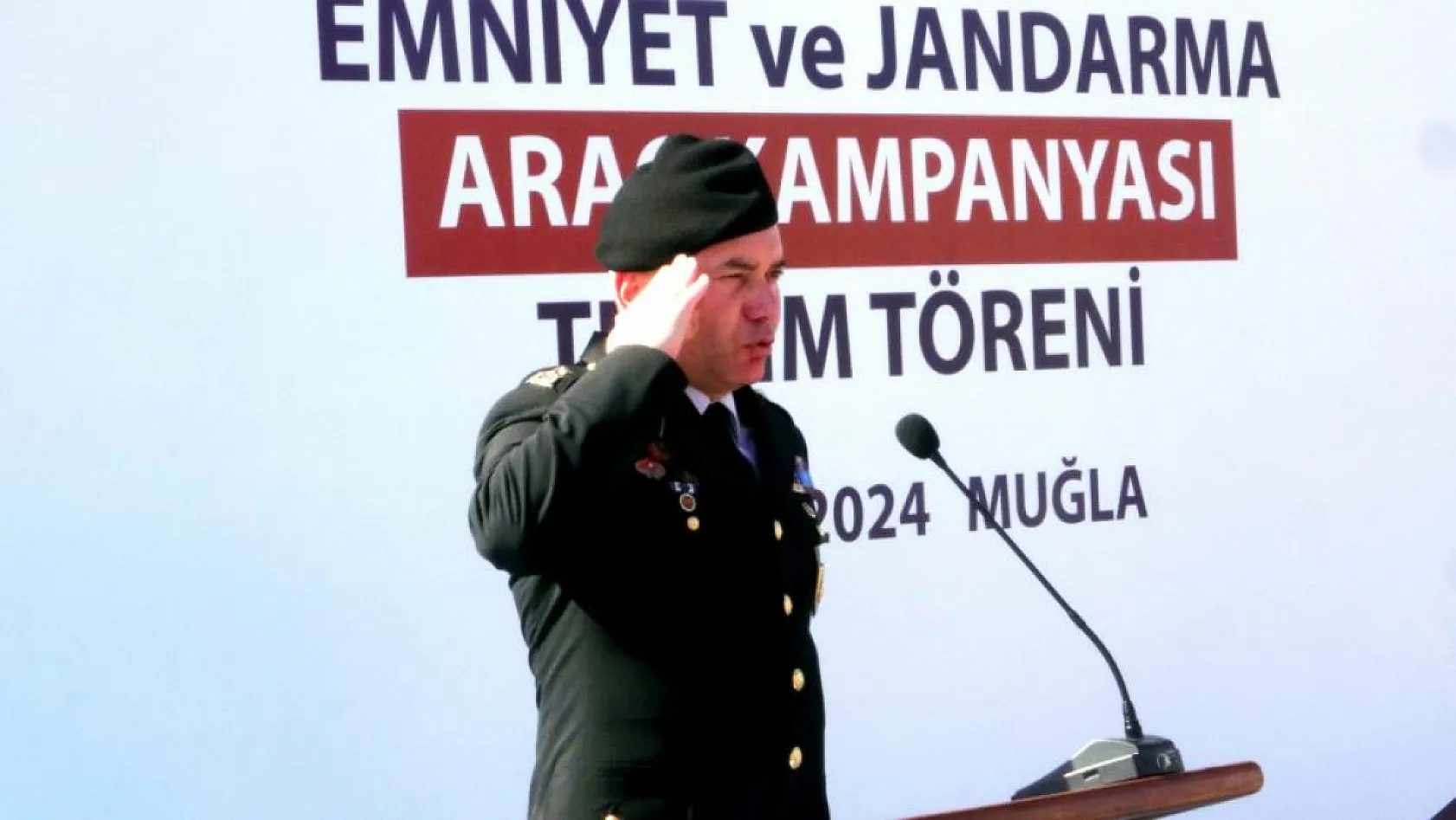 Muğla'da Güvenlik Güçlerine 114 yeni araç teslim edildi