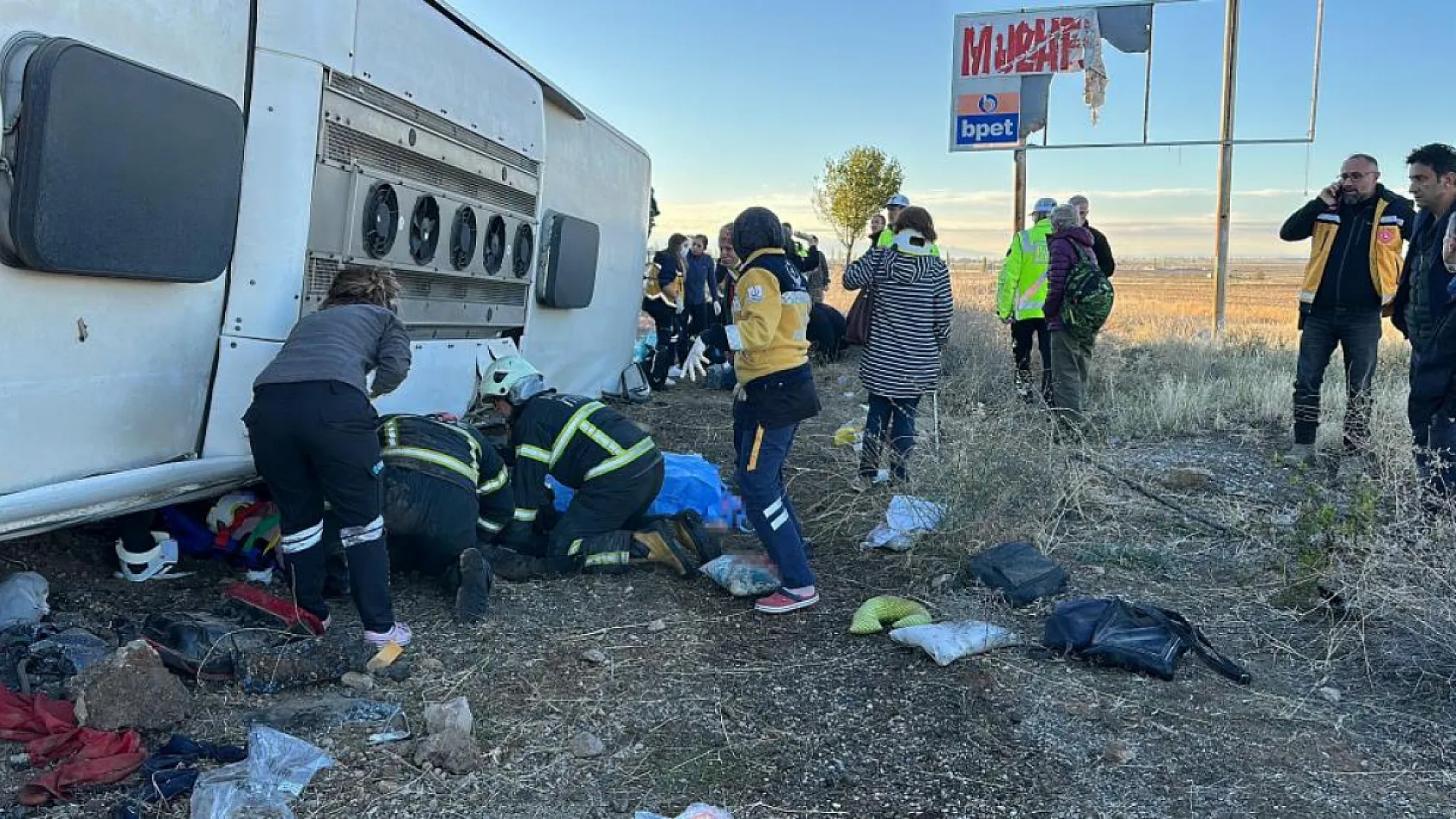 Feci otobüs kazası: 7ölü, 33 yaralı