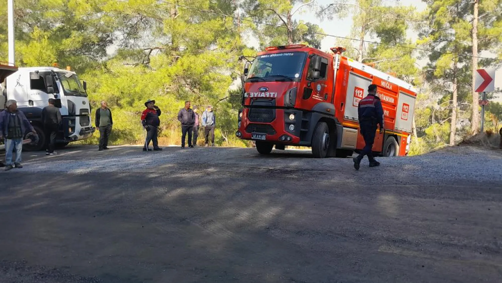 Dalaman'da 85 hane tahliye edildi