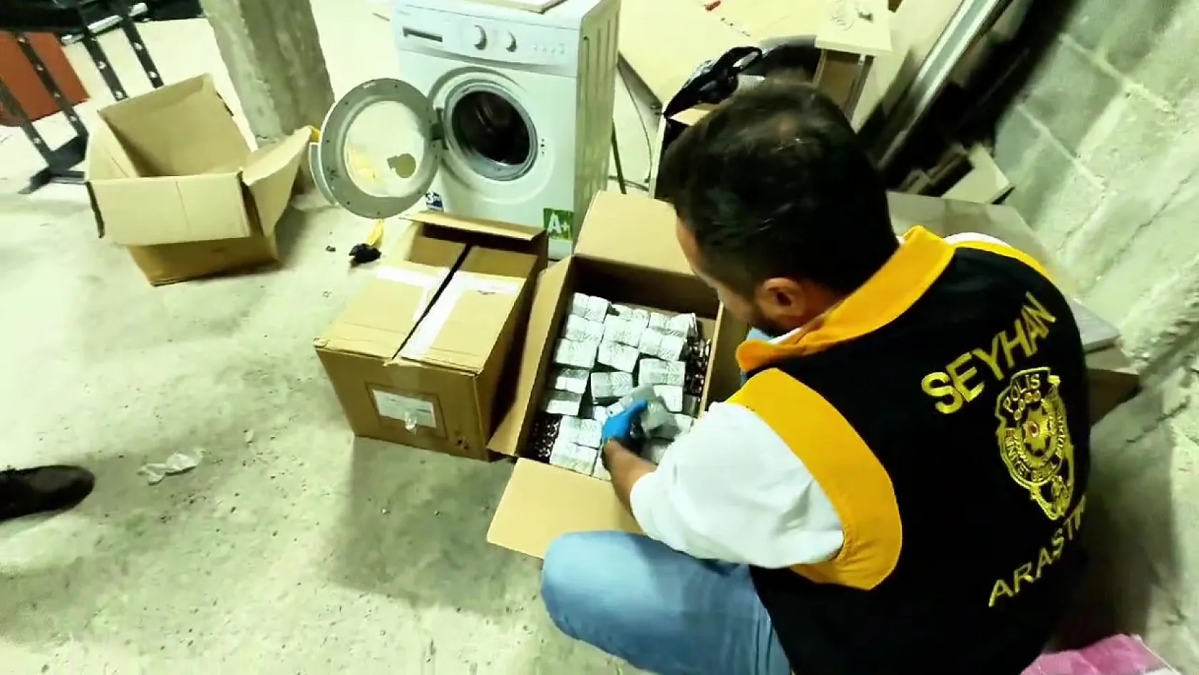 Uyuşturucu paketleme tesisine çevrilen eve operasyon: 1 gözaltı