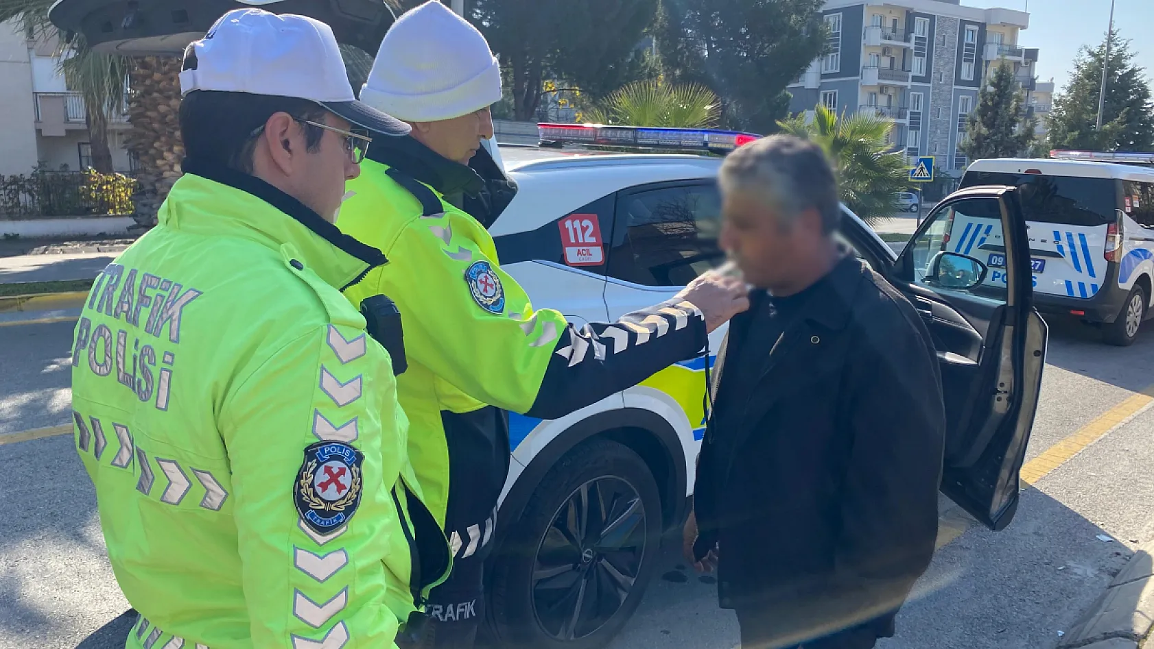 Kullandığı araçla takla atıp kaçan sürücü alkollü çıktı