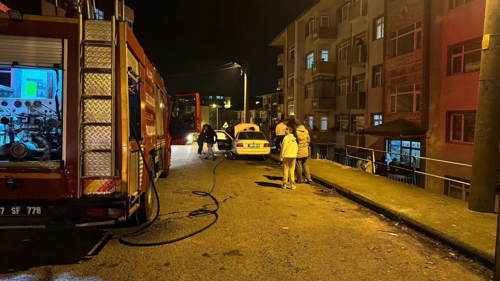 Park halindeki araç, sahibi vefat ettikten 1 ay sonra yandı