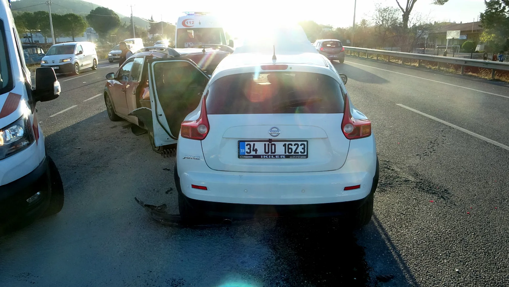 Menteşe'de trafik kazası: 4 yaralı