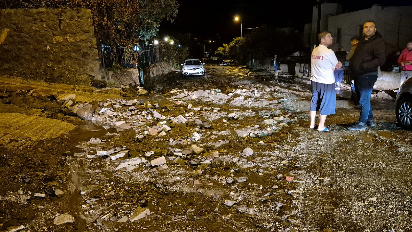Bodrum sular altında kaldı
