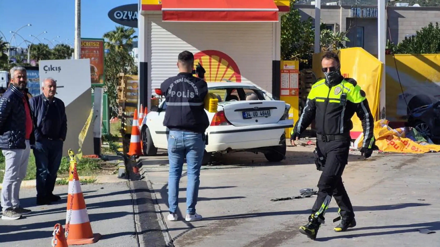 Bodrum'da feci kaza: 1 ölü, 2 yaralı