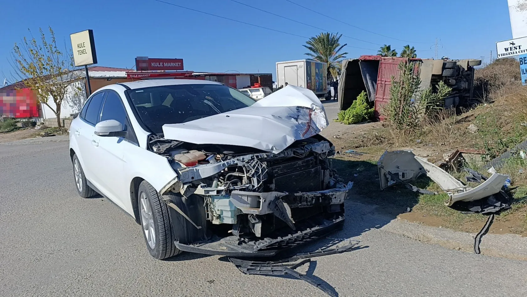 Alışveriş yapıp otomobiline bindi saniyeler sonra ölümden döndü