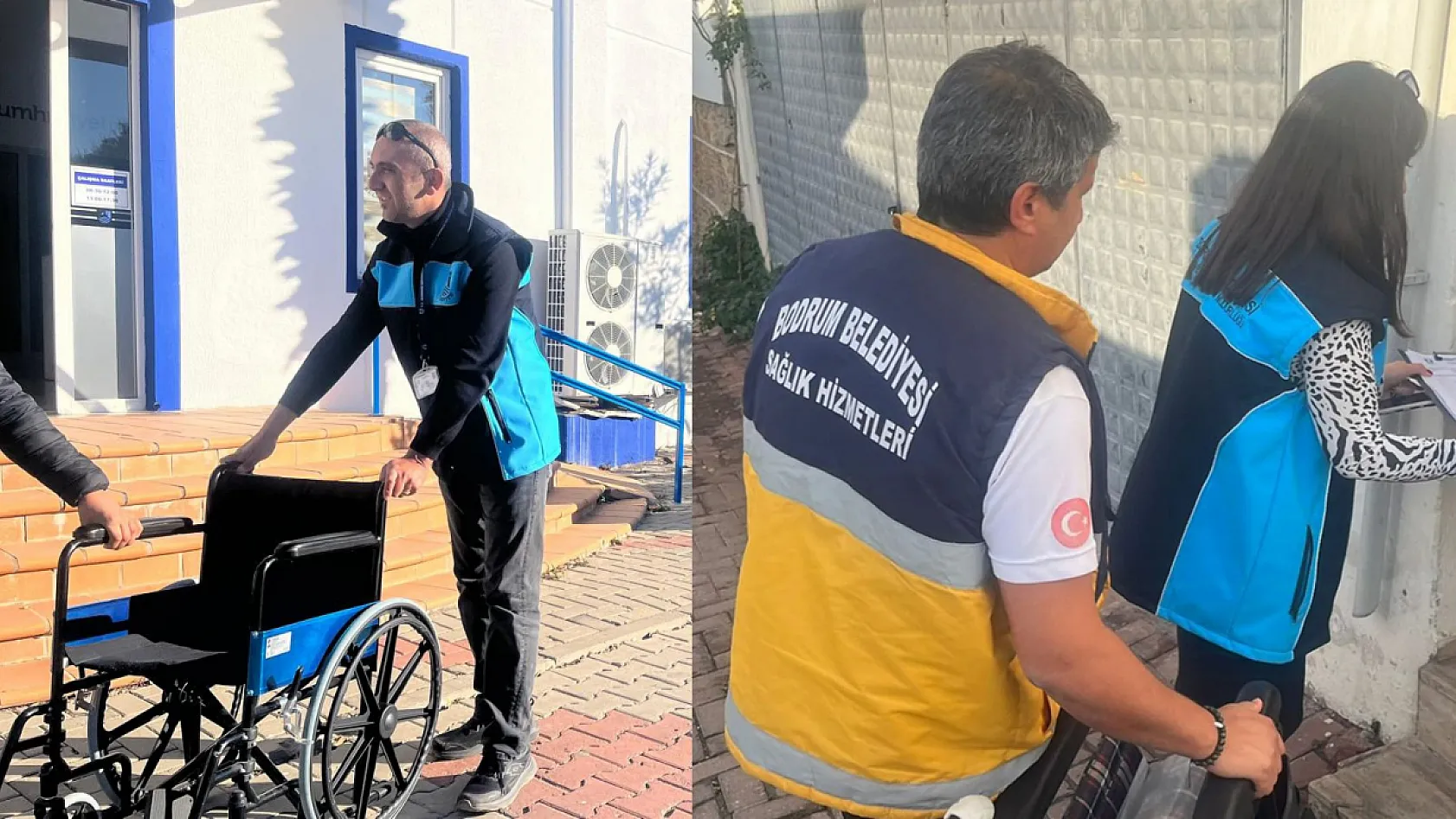 Bodrum Belediyesi'nden medikal malzeme desteği