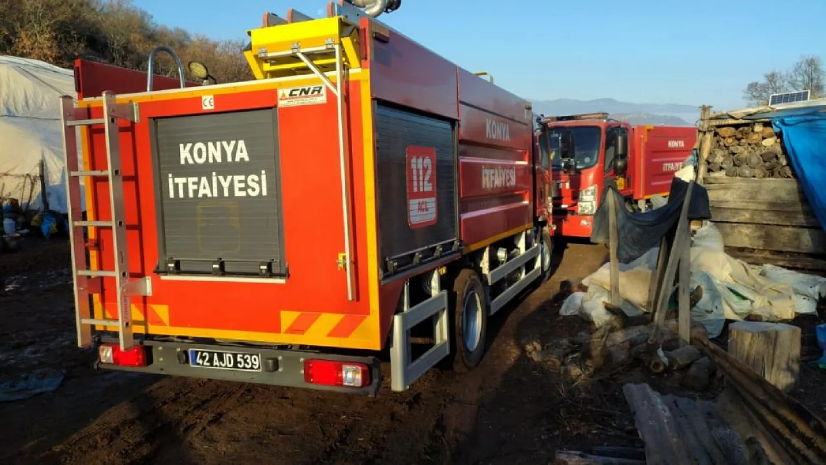 Karı koca yangında hayatını kaybetti