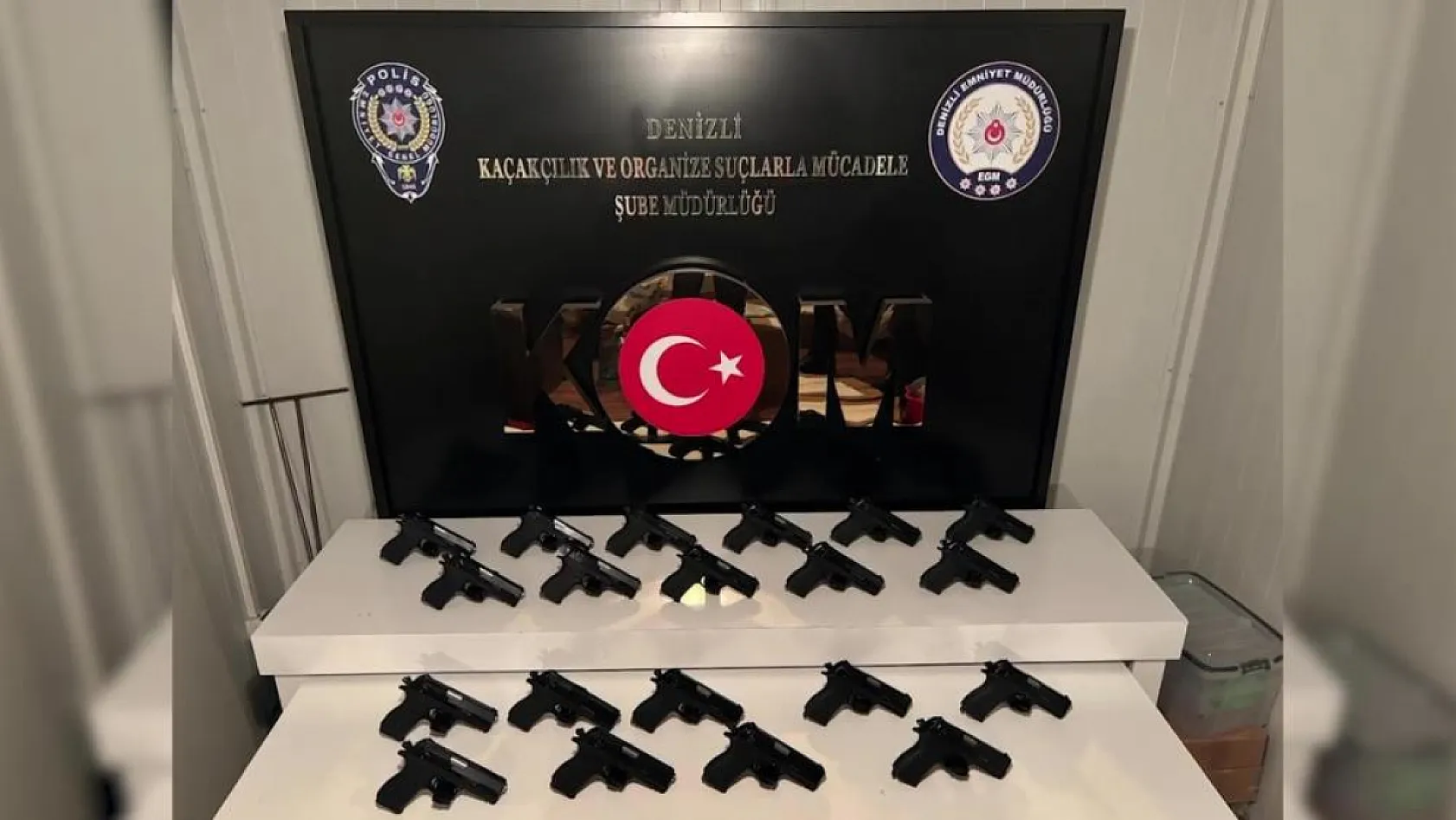 Silah kaçakçılarına film gibi operasyon