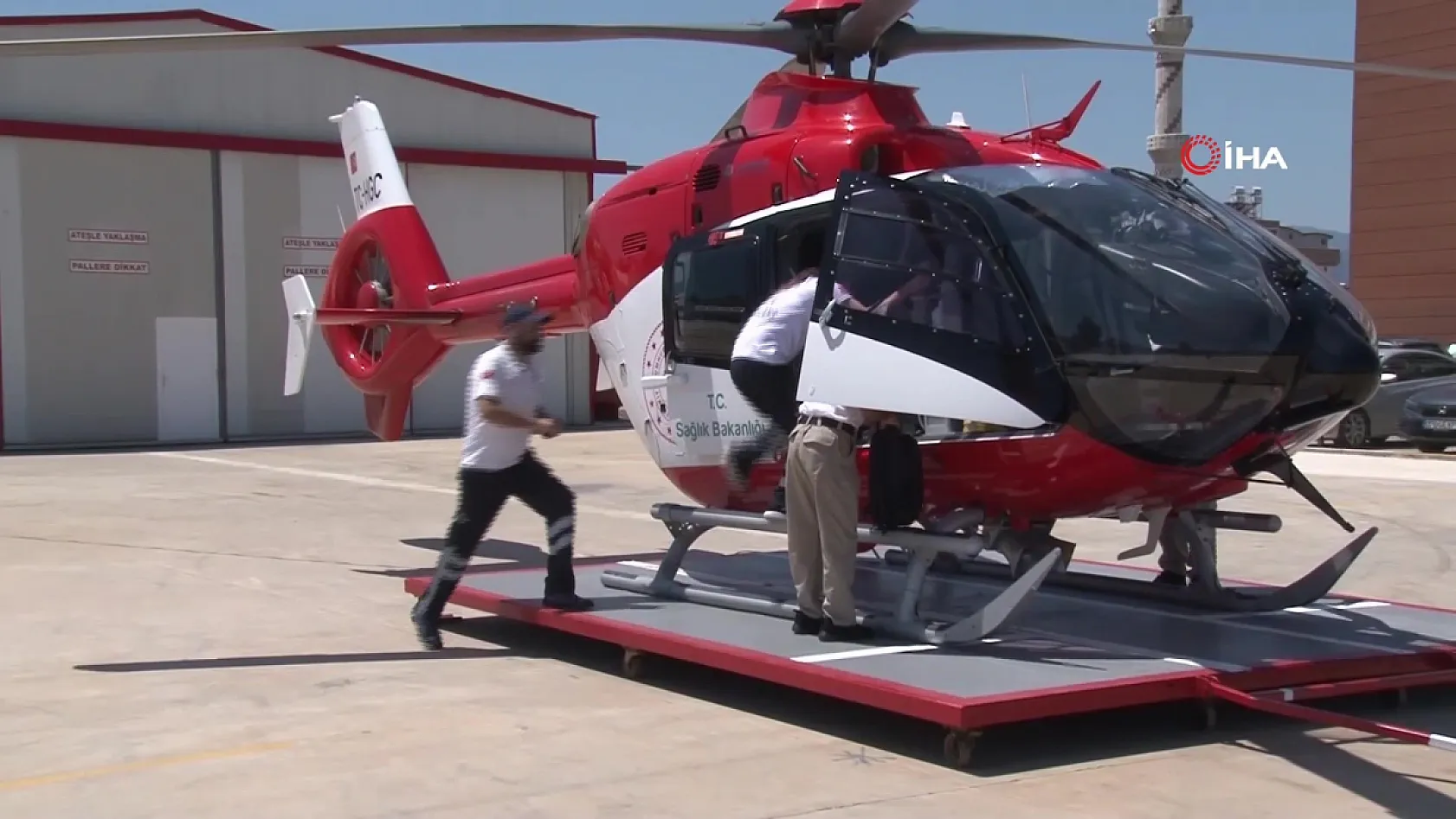 Helikopter kazasında hayatını kaybeden ATT Selçuk Saykal'ın son görüntüleri