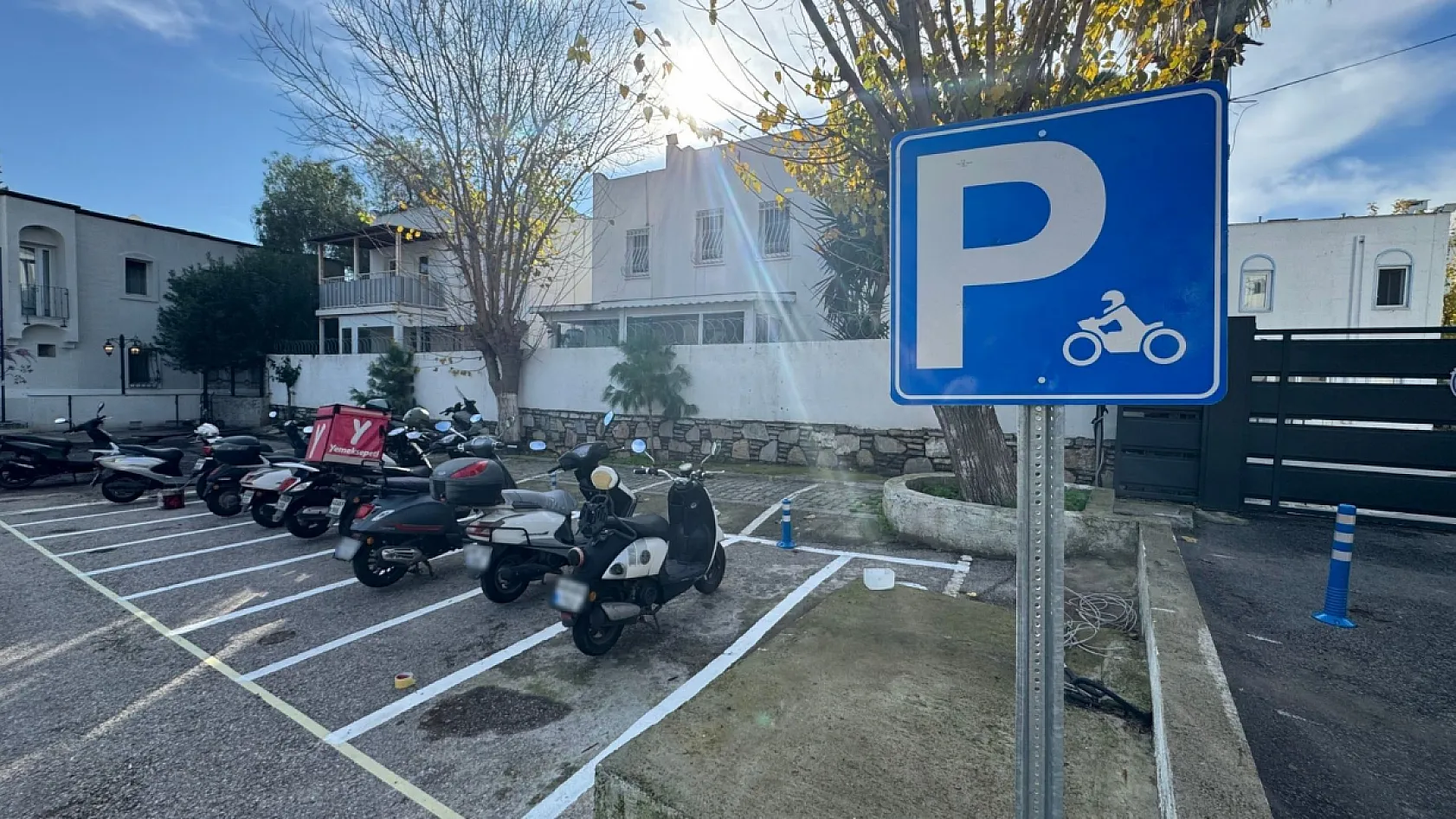 Bodrum'da motoparklar hizmete giriyor