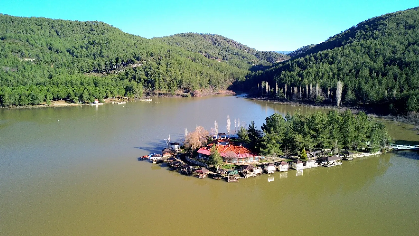 Muğla'da yağışlar Ula Göleti'ni yeniden canlandırdı