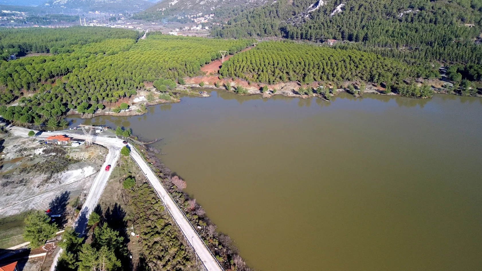 Muğla'da yağışlar Ula Göleti'ni yeniden canlandırdı