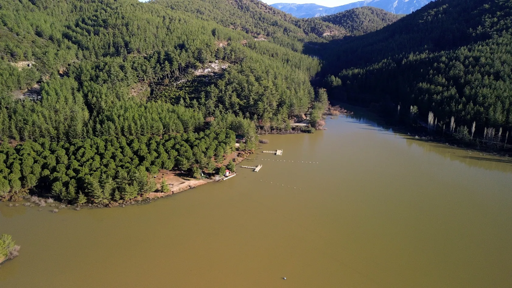 Muğla'da yağışlar Ula Göleti'ni yeniden canlandırdı