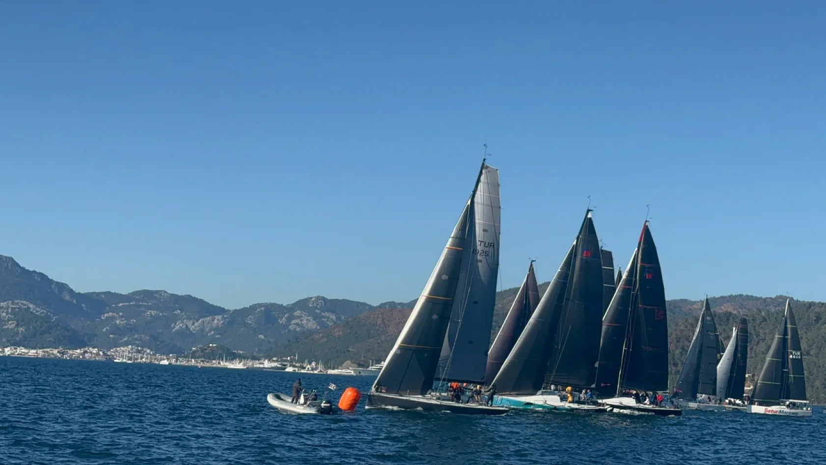 Marmaris Kış Trofesi'nde ilk gün tamamlandı