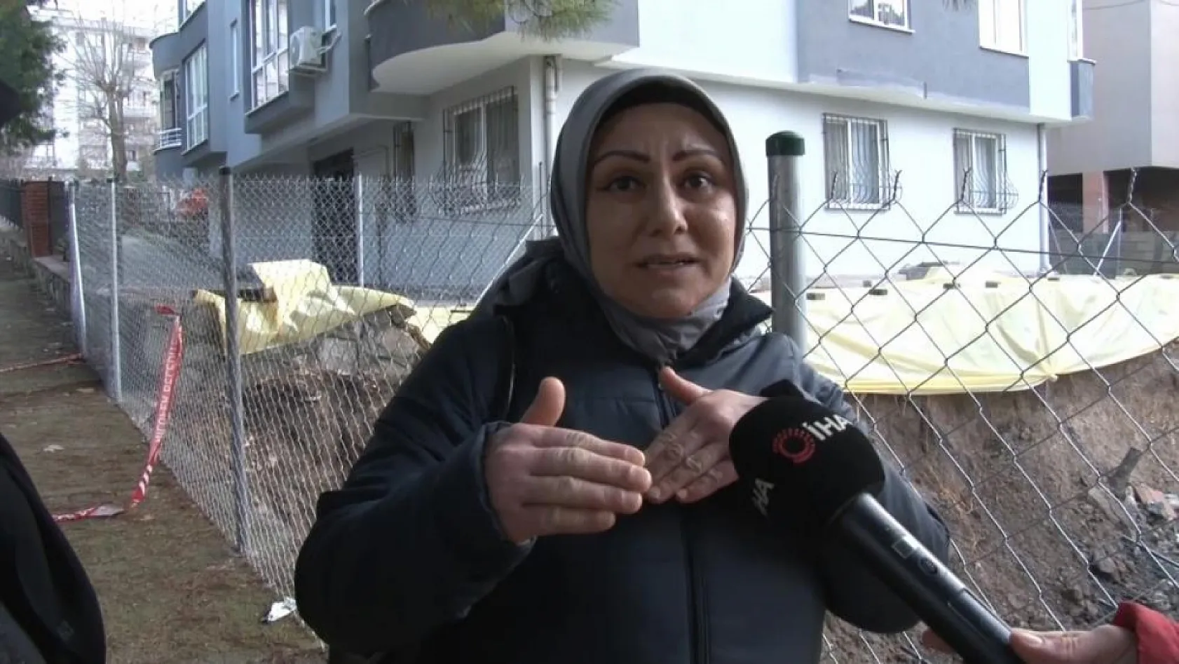 İnşaat Kazısı Sonrası Heyelan: 4 Katlı Binada Panik