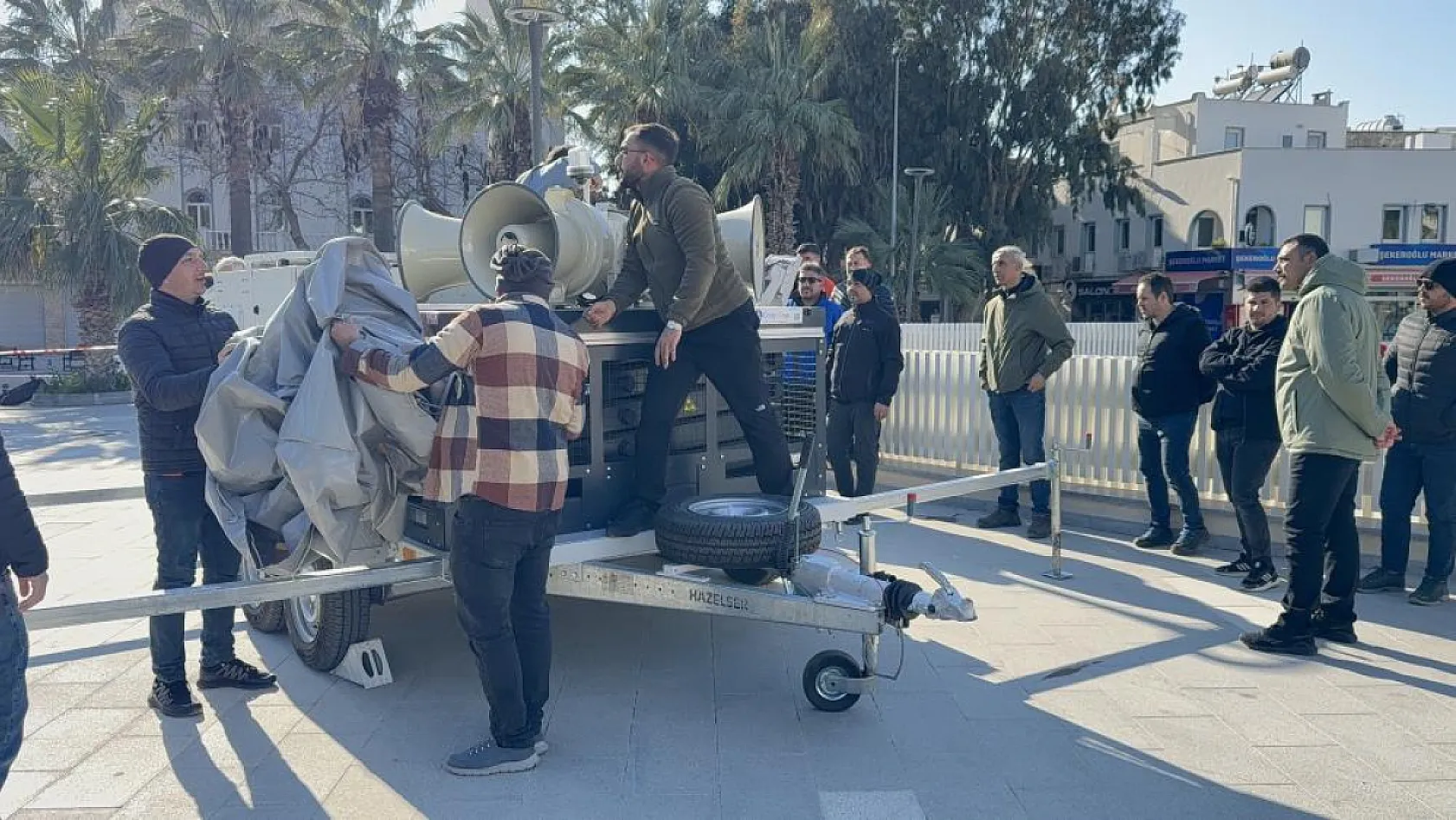 Bodrum'da tsunami için erken uyarı sistemi devreye alındı